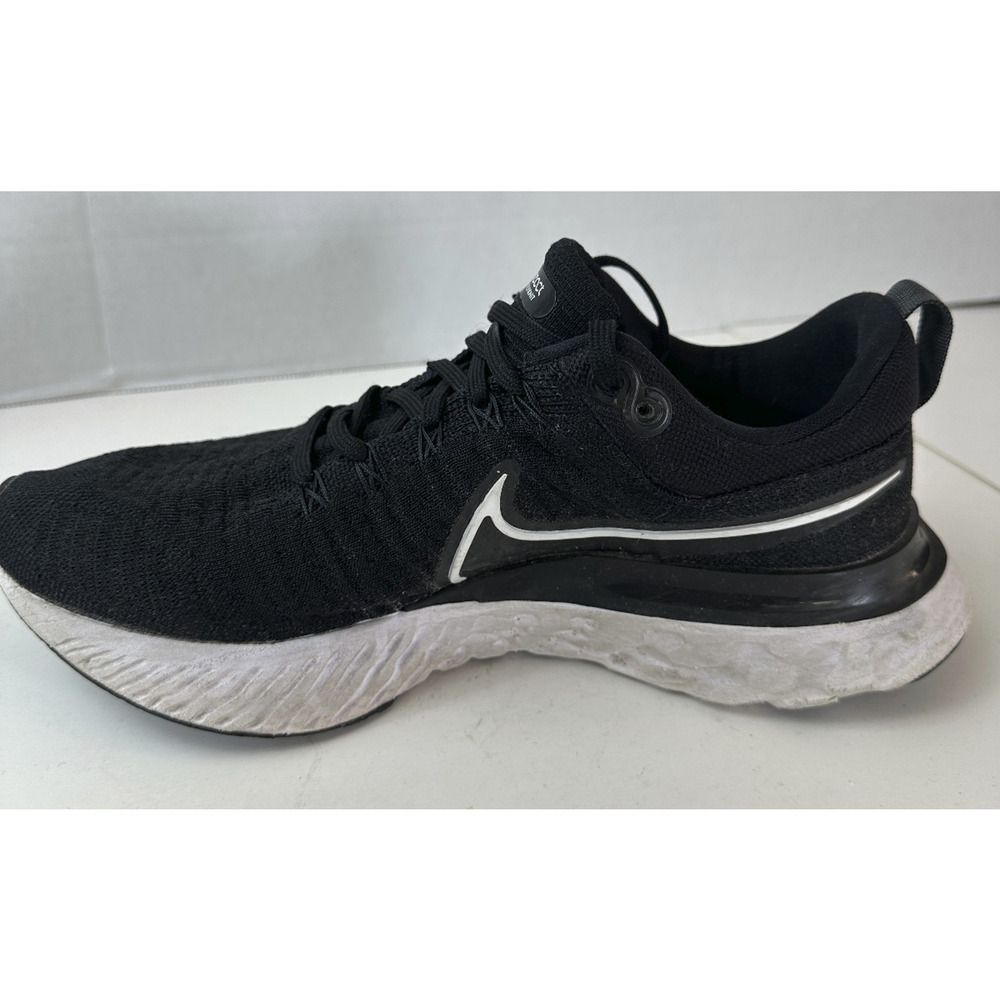 Nike React Infinity Flyknit Women’s Running Shoes 9.5 Black Gym Fitness Sneakers - Picture 5 of 14